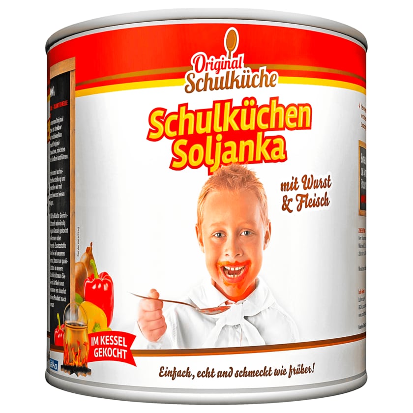 Original Schulküchen Soljanka mit Wurst & Fleisch 800ml